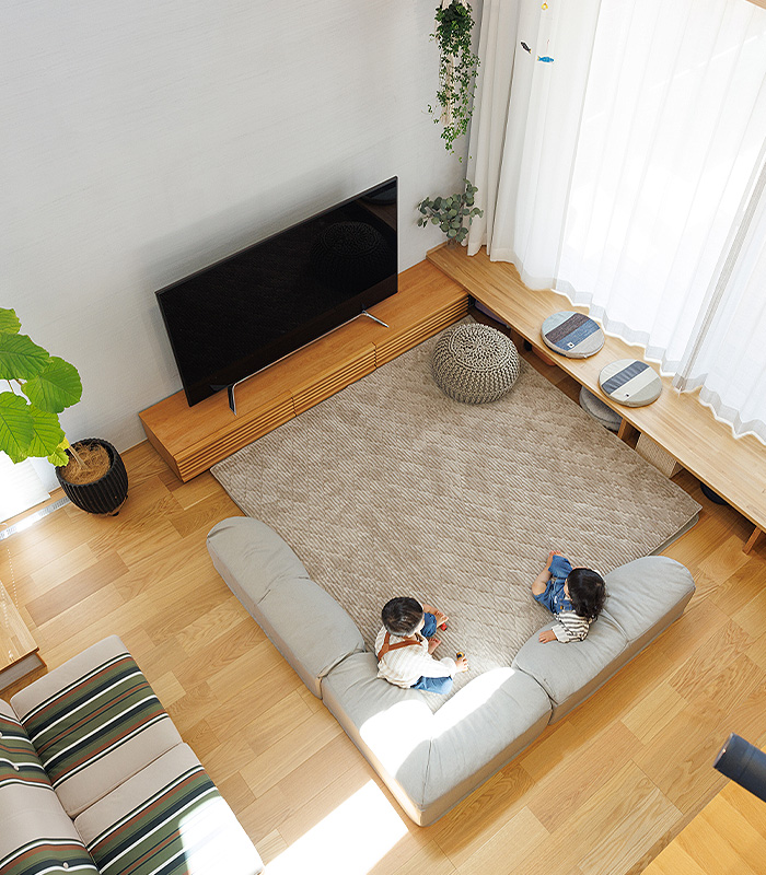 高性能住宅により、誰もが健康で快適に住み続けられる家づくり。